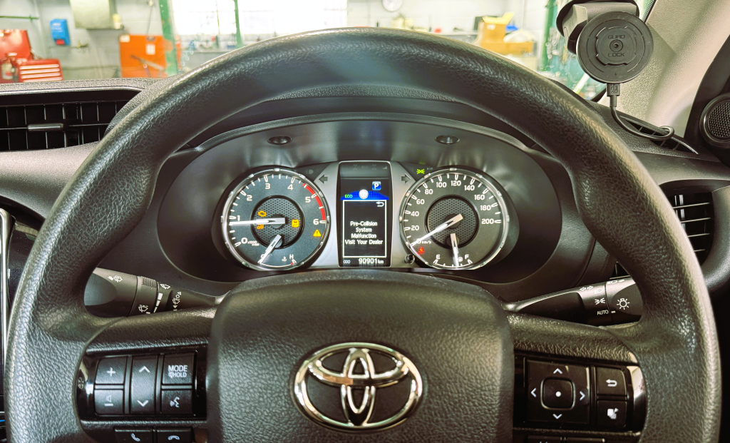 Toyota Hilux Dashboard